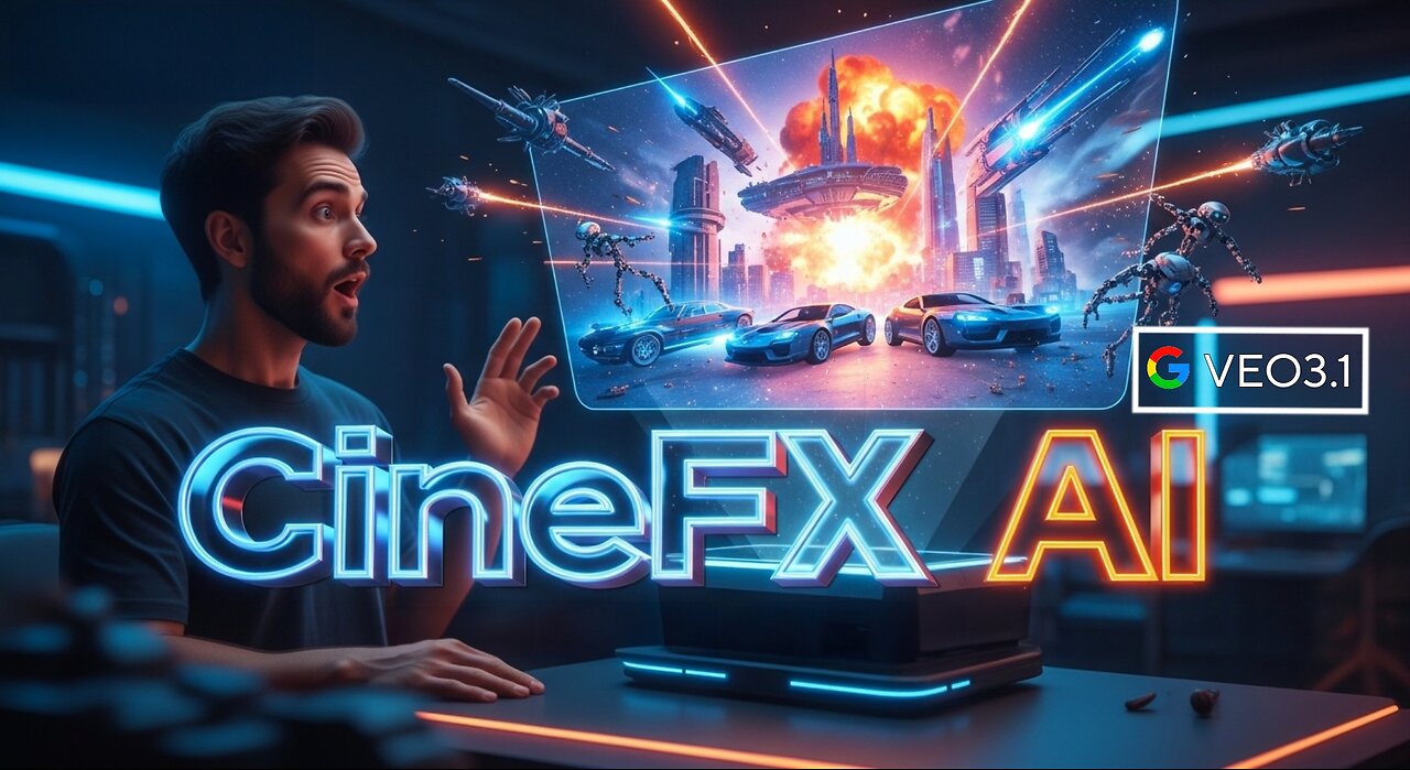 CineFX AI Review – Google’s New VEO 3.1 Creates Hollywood-Level 3D Videos in 30 Seconds!