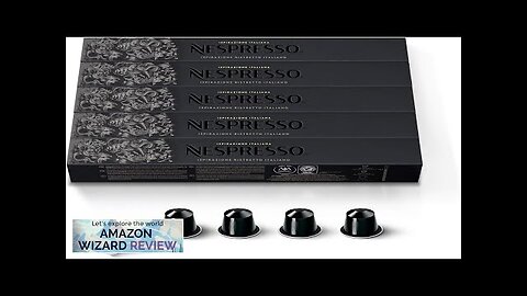 Nespresso Capsules OriginalLine Ristretto Intenso Coffee Pods Brews Dark Roast Espresso Review