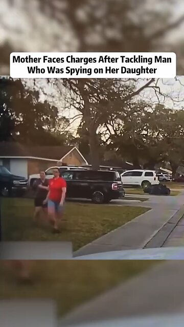 Mother charged after tackling man accused of spying on her daughter. #crime #court #usa #law #japd