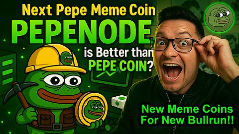 New PepeNode Meme Coin BETTER then Pepe Meme Coin?! Watch This Before You Buy This Crypto!!