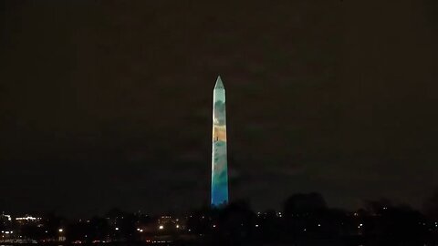 🚩 NOW on the National Mall: "The Illumination of America"