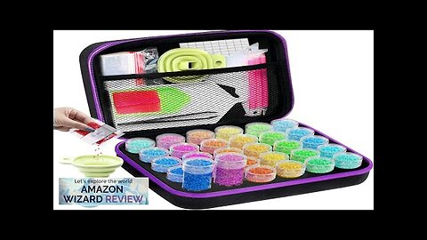 ARTDOT Diamond Painting Storage Containers 30 Slots Diamond Painting Accessories Shockproof Review