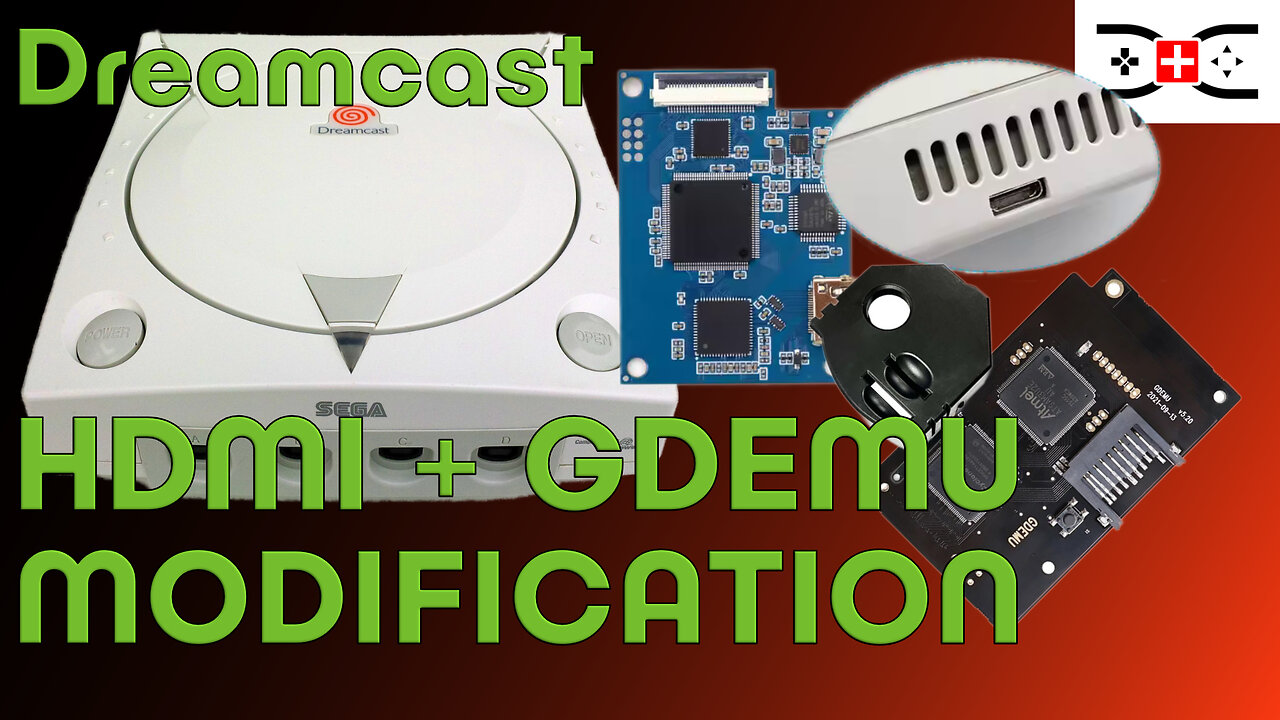 🔴 SEGA DREAMCAST - HDMI Mod + GDEMU Mod (SUN 12.30pm EST)