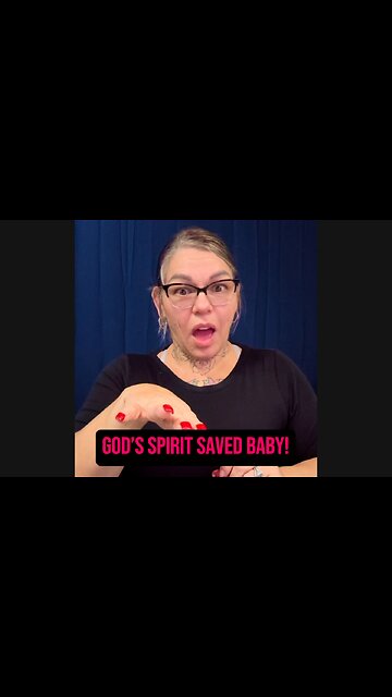 🚨 God’s Spirit Saved The Baby! 😱 #ASL #deaf #signlanguage