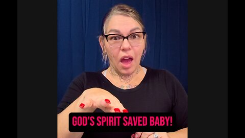 🚨 God’s Spirit Saved The Baby! 😱 #ASL #deaf #signlanguage