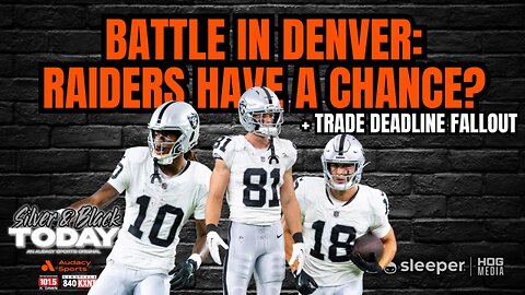 Can The Raiders PULL OFF The Upset Of The Season Against Denver?