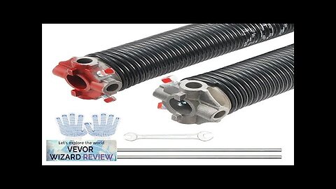 VEVOR Garage Door Torsion Springs Pair of 0.207 x 2 x 22inch Review