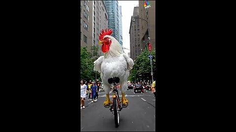 Hen Riding Cycle Funny Video _-_Webhunt_-_Official_Video_2025