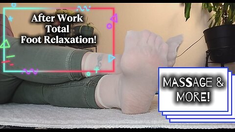 Relaxing foot exercises for the day off