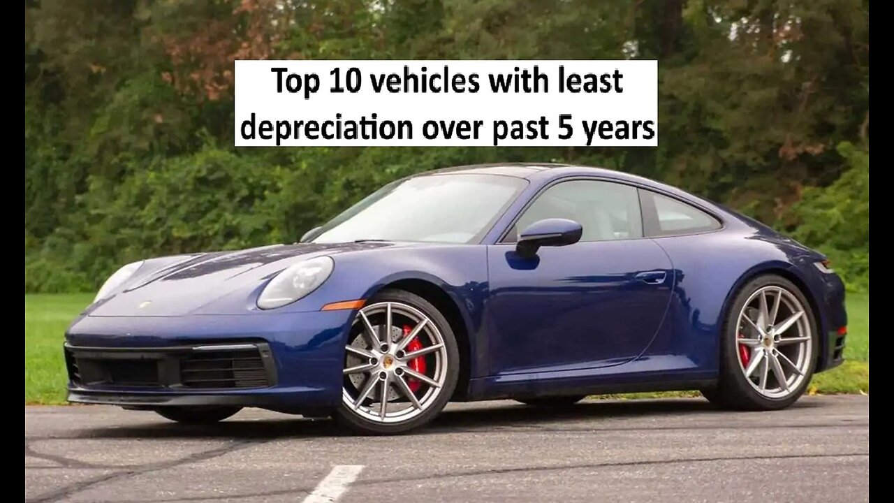 Cars with lowest depreciation over 5 years, Porsche wins