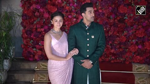 Ranbir Kapoor _ Ranbir Kapoor-Alia Bhatt Make A Stylish Entry At Aadar Jain-Alekha Advani's Wedding