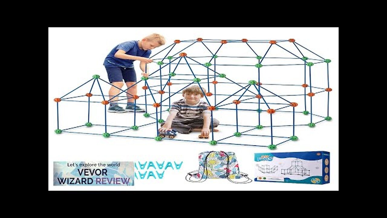 VEVOR Tent Fort Building Kit for Kids STEM Construction Toy Set Castle Review