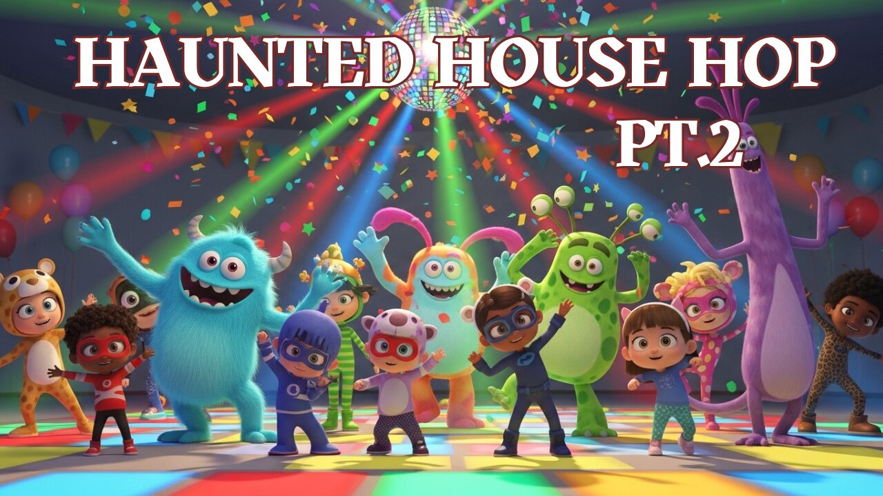 Haunted House Hop Pt.2 | Fun Halloween Dance Song for Kids