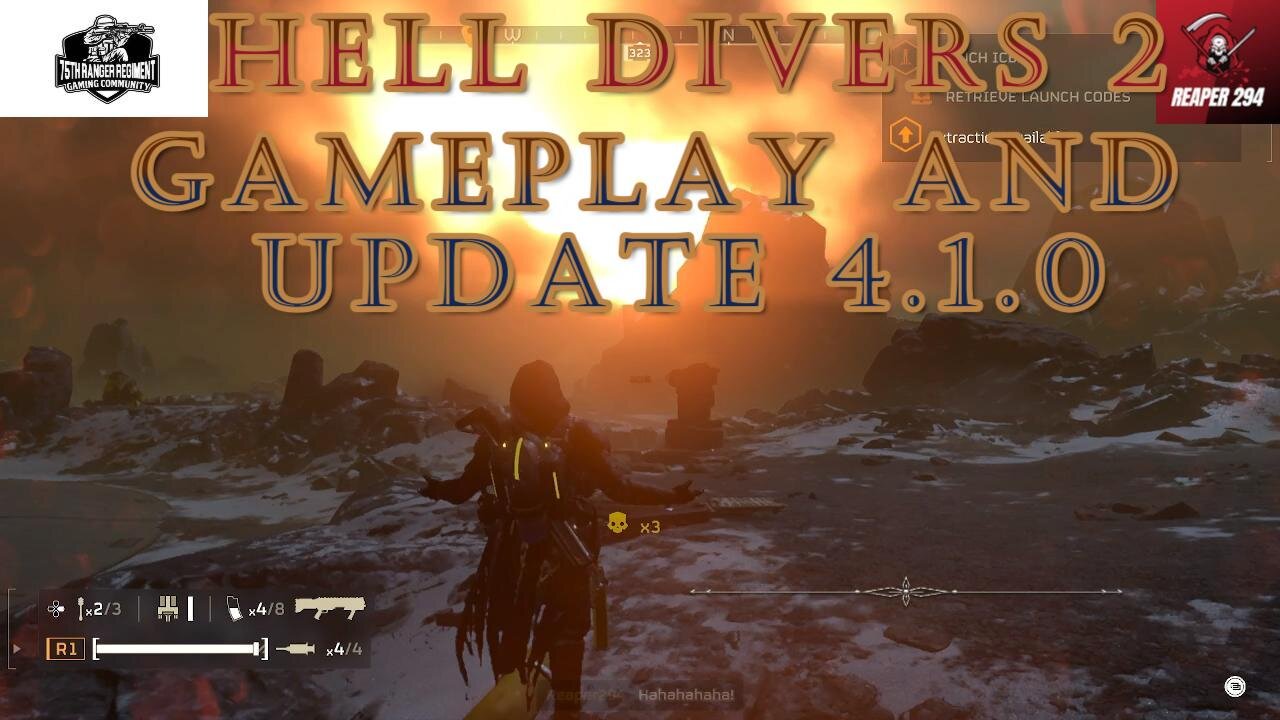 HellDivers 2 "Into the Unjust" Update 4.1.0 Finally released!