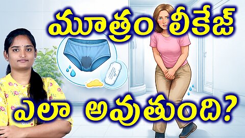 మూత్రం లీకేజ్ ఎలా అవుతుంది How does urine leakage occur? | Urinary Incontinence Homeopathy Medicine