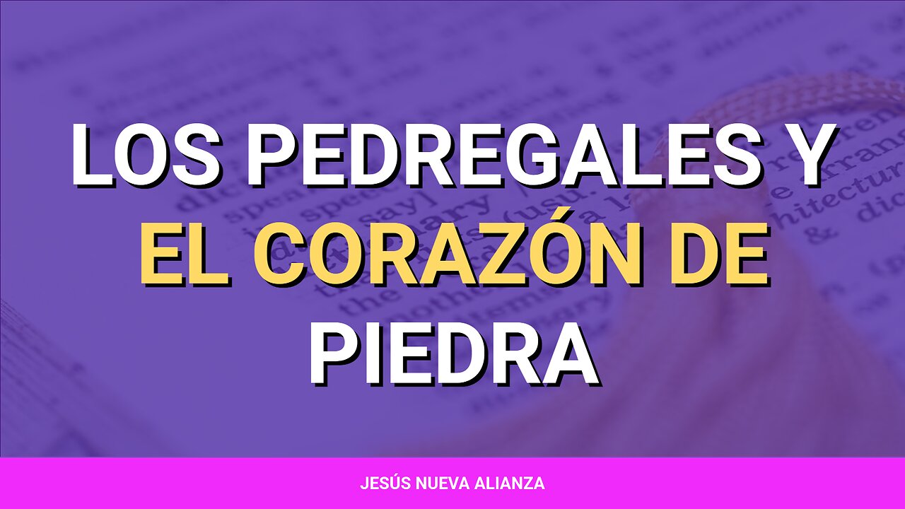🪨 Los pedregales y el corazón de piedra | Marcos 4:16-17; Ezequiel 11:17-20