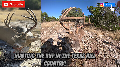 Hunting the Rut in Rocksprings, Texas! Regular Season Whitetail Hunting in the Hill Country.