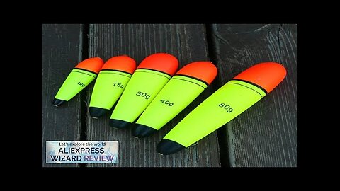 4pcs 10g-120g Foam Fishing Float Floating Buoyancy EVA Elastic Boya Fishing Float Review