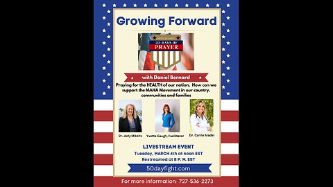 Growing Forward in HEALTH Prayer