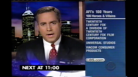 June 3, 2003 - WISH-TV 11PM Headlines & Beginning of Newscast
