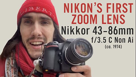 🤩📸 FIRST NIKKOR ZOOM LENS 🔭 Nikon 43-86mm f/3.5 C Non Ai 1974 👕 Detroit street portraits 🙋🏻‍♂️🇺🇸
