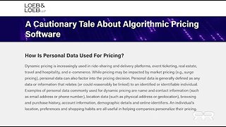 Algorithmic Pricing and the American Social Credit Score