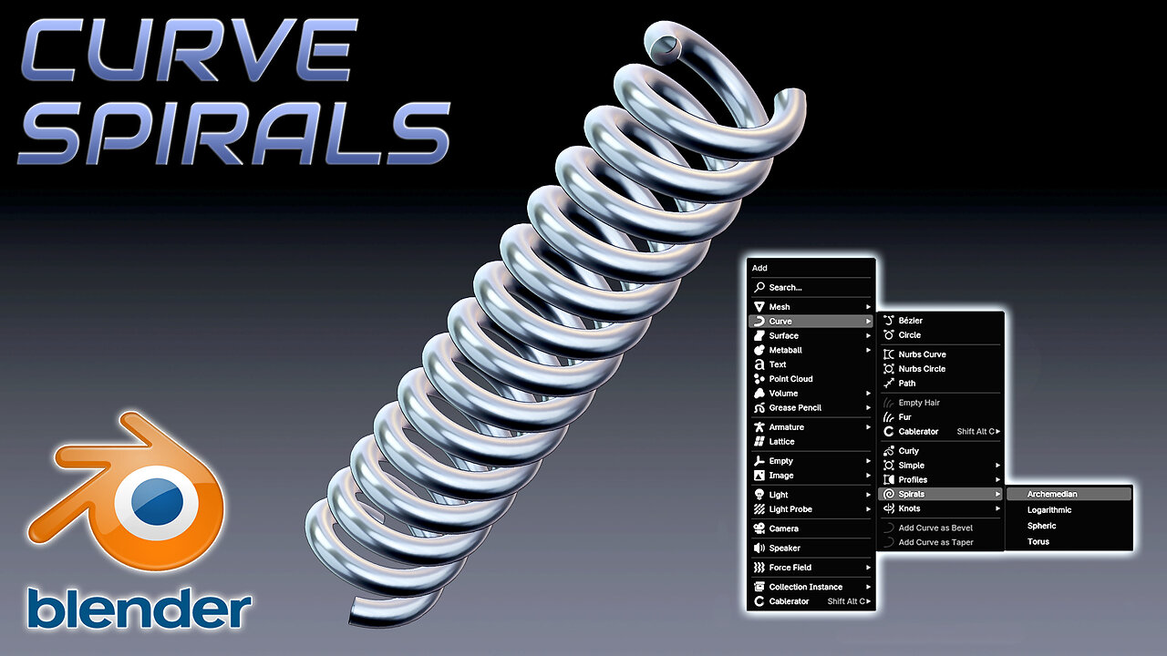 How to Make Springs and Things in Blender