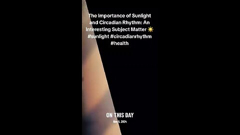 The Importance Of Sunlight, Circadian Rhythm, Pituitary Gland Explained So Well