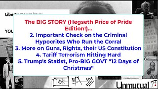 Liberty Conspiracy LIVE 12-16-25 US War Crimes, Trump's Pro-Govt Christmas, EU Vampires