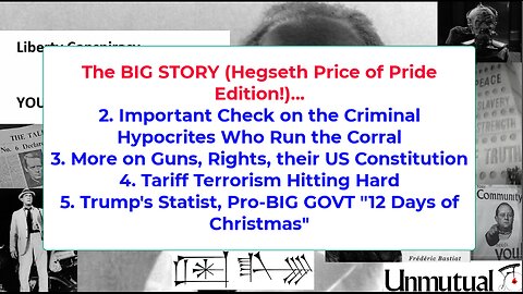 Liberty Conspiracy LIVE 12-16-25 US War Crimes, Trump's Pro-Govt Christmas, EU Vampires