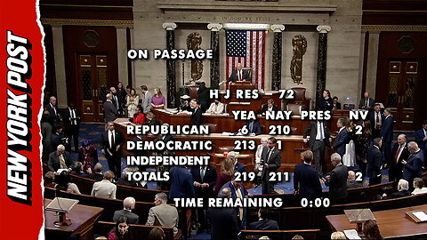 House votes to block Trump's Canada tariffs