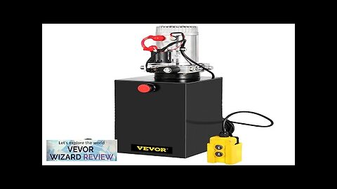 VEVOR Single Acting Hydraulic Pump 12V DC Hydraulic Power Unit 3.75 Gallon Review