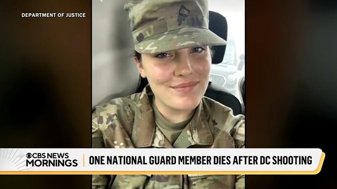 Tragic development in D.C. National Guard ambush case