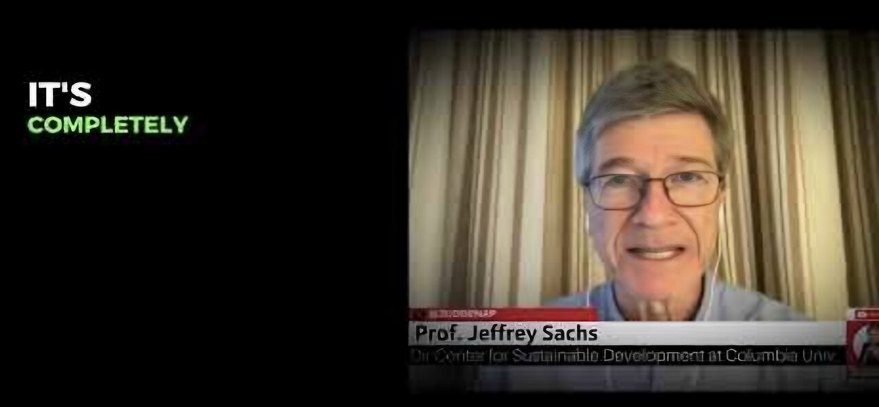 Prof. Jeffrey Sachs : The U.S. is the last holdout for peace