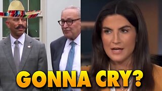 Kaitlan Collins is BIG MAD over BASED Trump post trolling Temu Obama and Chucky Schumer