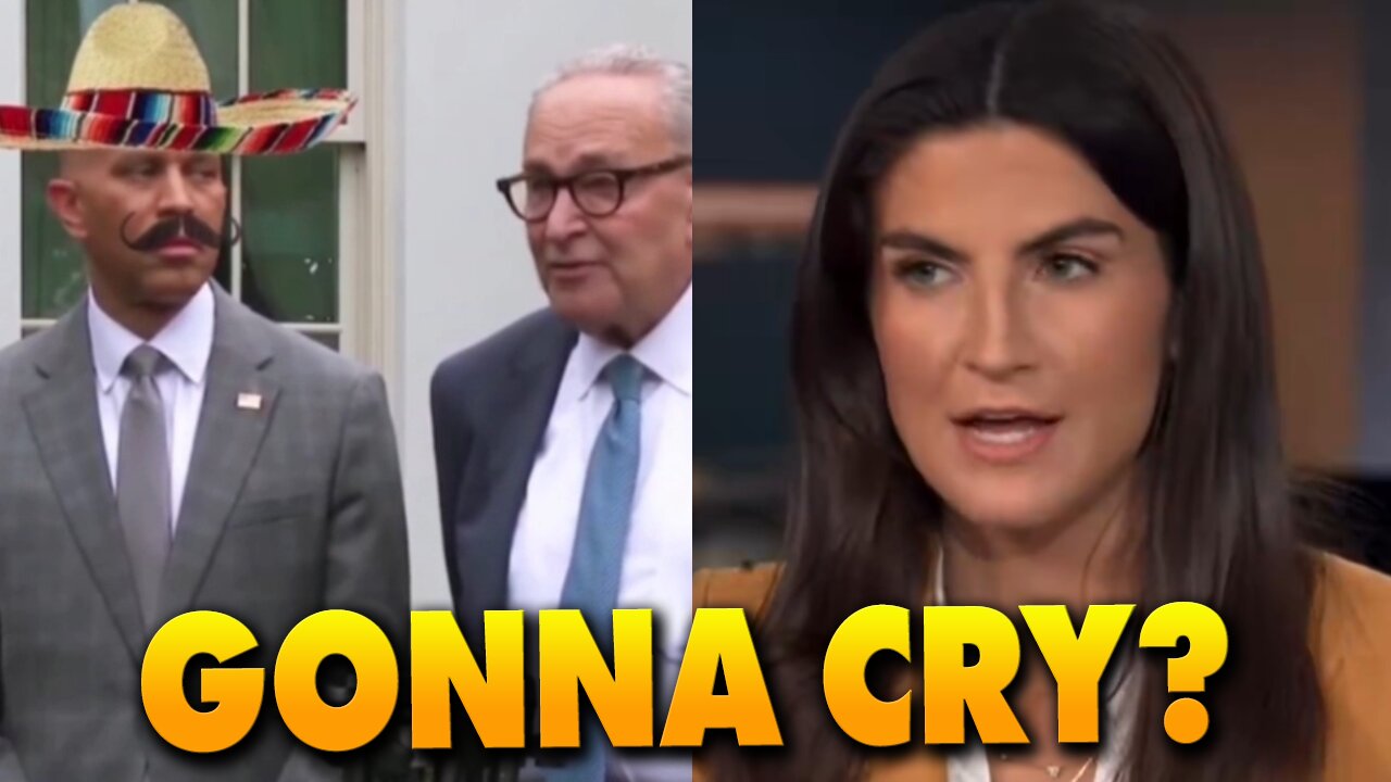 Kaitlan Collins is BIG MAD over BASED Trump post trolling Temu Obama and Chucky Schumer
