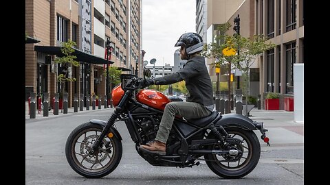 My short commute to work on the Honda Rebel 1100 SE Motorcycle