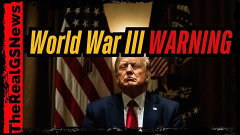 🚨 US PRESIDENT ISSUES WORLD WAR III WARNING: "NOT FAR AWAY"