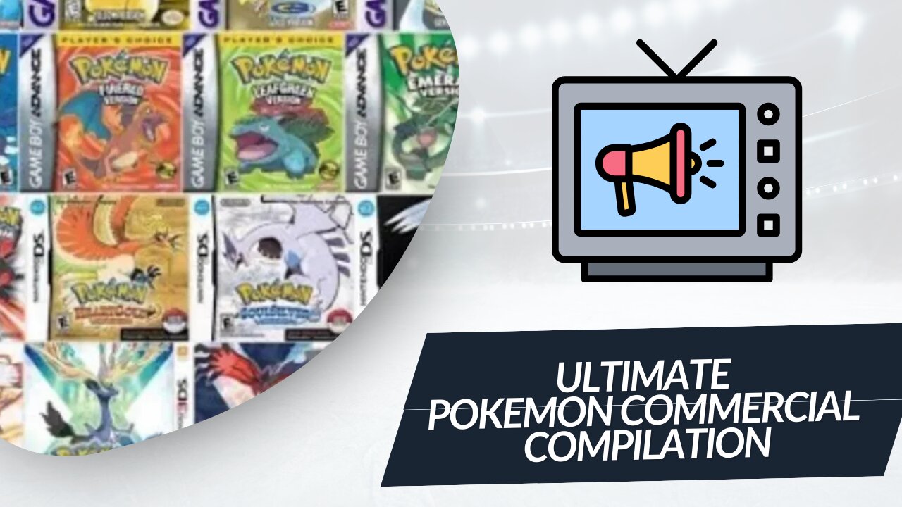 Every Pokemon Game Commercial! (Pokemon Red,Blue Green - Pokemon Legends ZA).