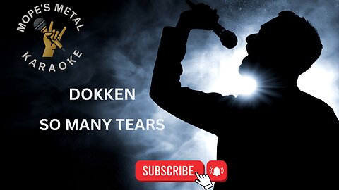 Dokken - So Many Tears Karaoke