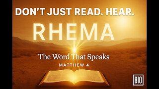 Matt 4, Luke 4-5, John 1:15-51 Explained | The Rhema Word| 10/5/25