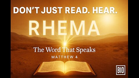 Matt 4, Luke 4-5, John 1:15-51 Explained | The Rhema Word| 10/5/25