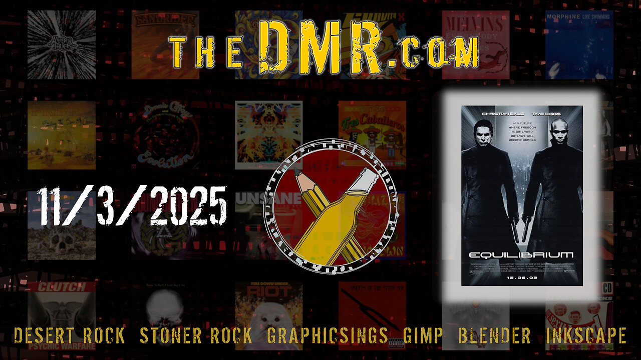 DMR Live 11/3/2025: Desert Rock & Adjacent Cool Tunes + Graphicsing