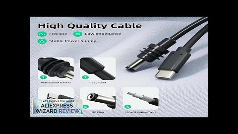 USB C to DC Power Cord USB C Input to DC Power Review