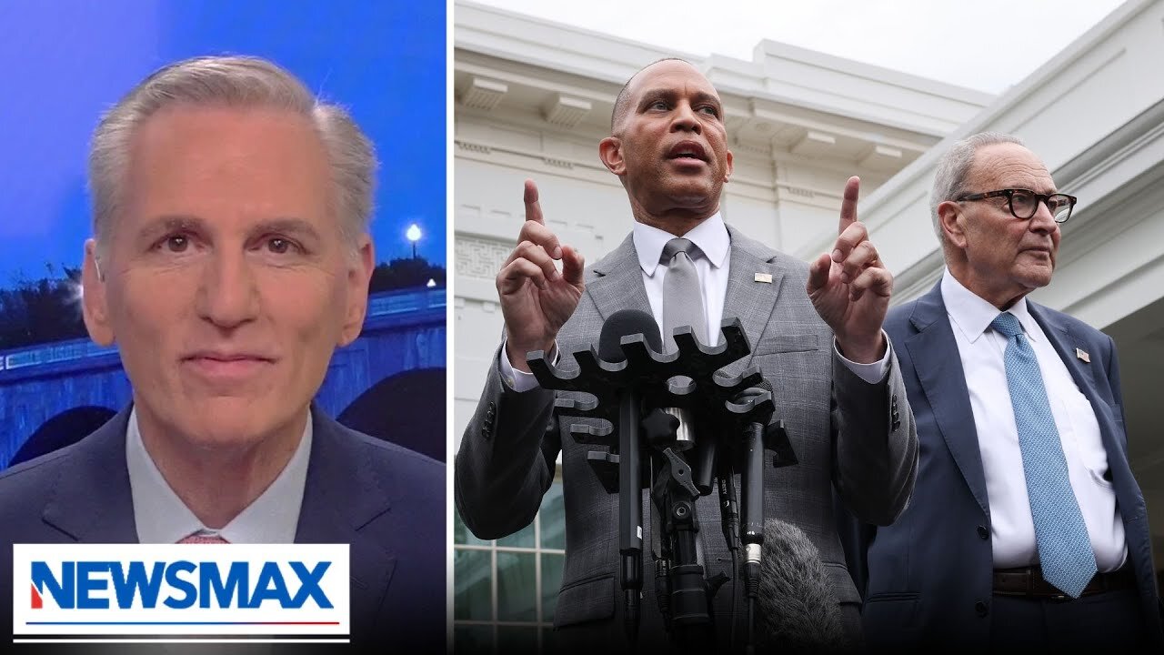 Hakeem Jeffries and Chuck Schumer 'are probably the weakest leaders we've ever seen’: Kevin McCarthy