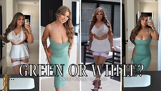 [4K] WHITE OR GREEN? | BEHIND THE SCENES MODEL B-ROLL VIDEO