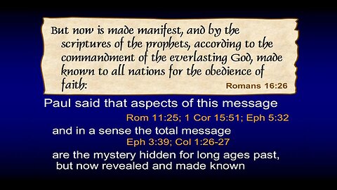 Romans by Chuck Missler Lesson 25