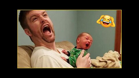 Cutest Baby & Dad Reactions 2025 😍 Try Not To Laugh Challenge!