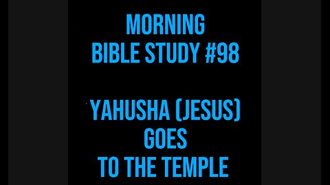 ☀️Morning Bible Study #98: Jesus Goes To The Temple 📖 #ASL #deaf #signlanguage