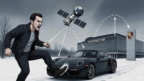 The "Kill Switch" exists: Porsche Deactivated Vehicles Across Russi Via Satellite